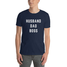 Load image into Gallery viewer, Husband Dad Boss Short-Sleeve Men&#39;s T-Shirt